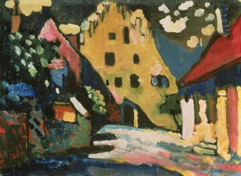 Schlosshof, Murnau, 1908